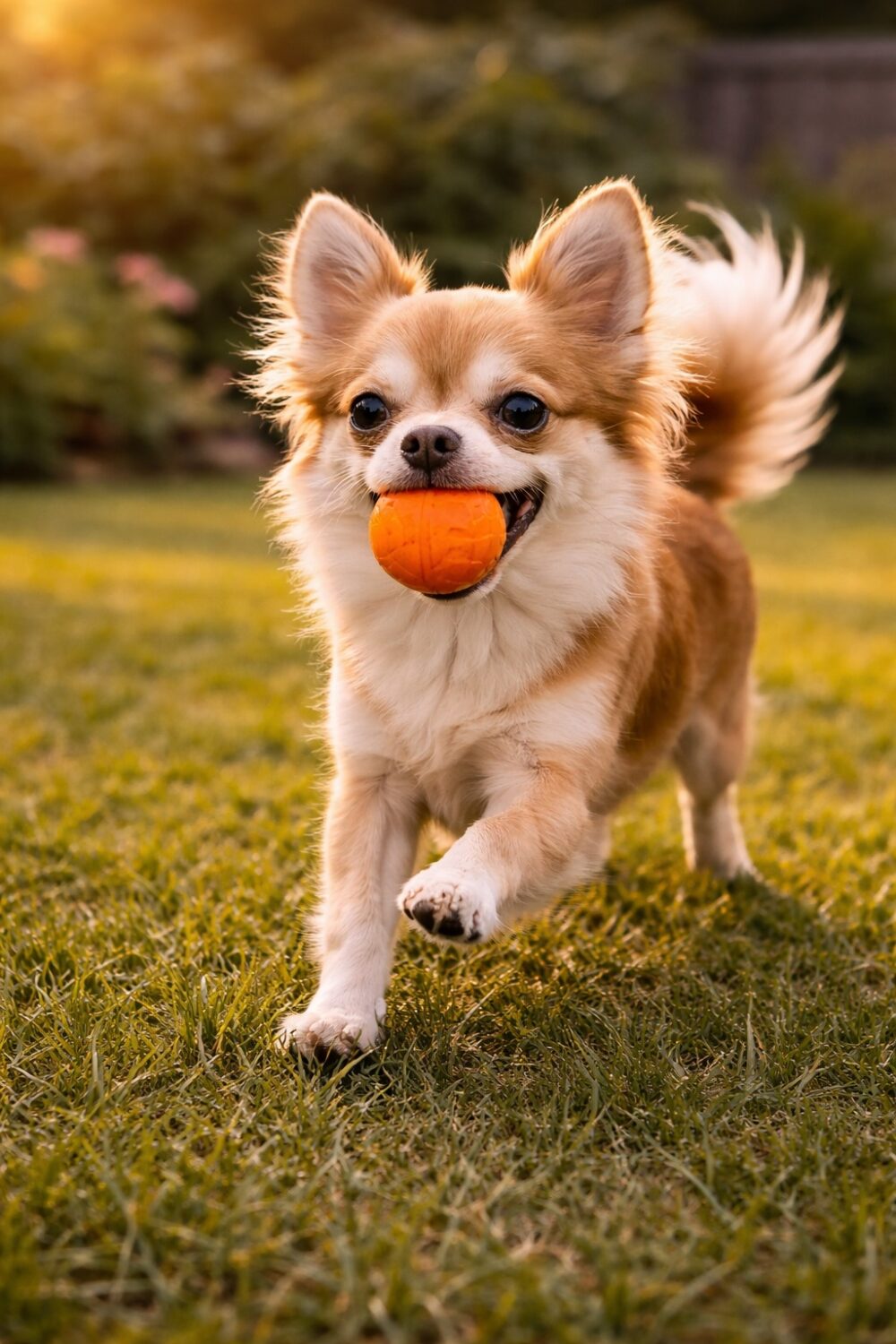 chihuahua with ball